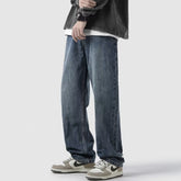 Men Jeans Straight Jeans Men's Summer Retro Pants